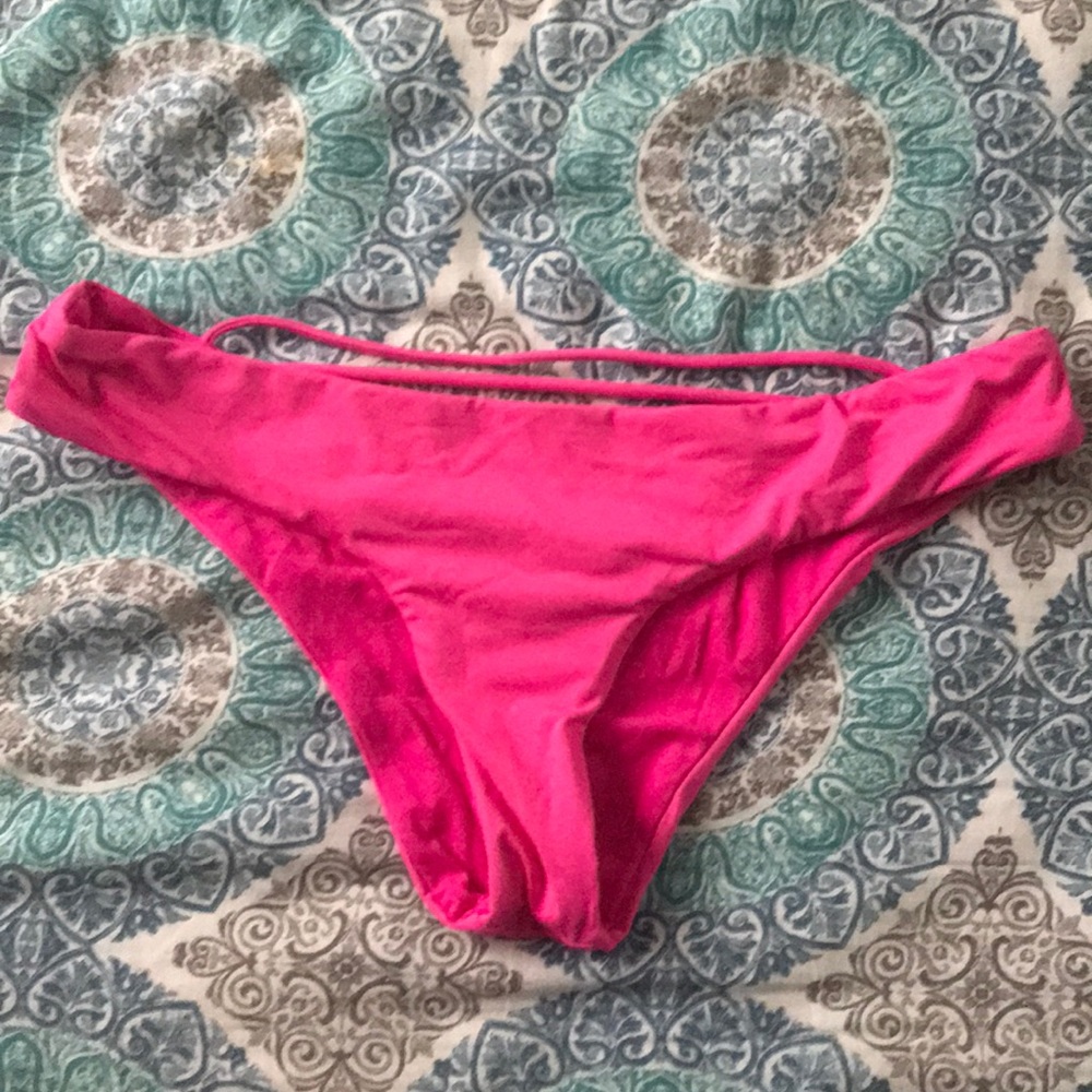 Pink rip curl bikini bottoms